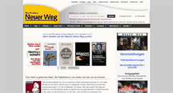 Desktop Screenshot of neuer-weg.com