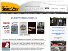 Tablet Screenshot of neuer-weg.com